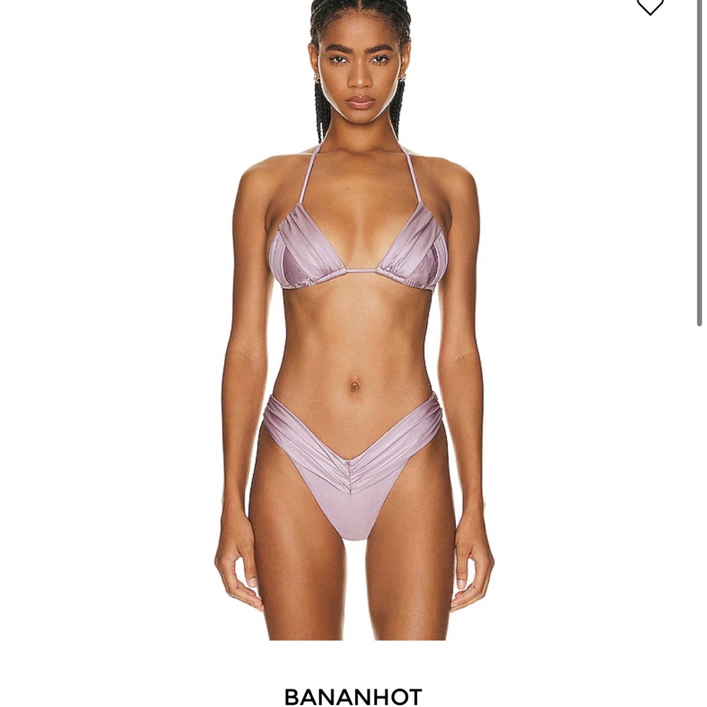 Bananhot NWT ice purple Medium Jasmin Bikini top and bottom New With Tags